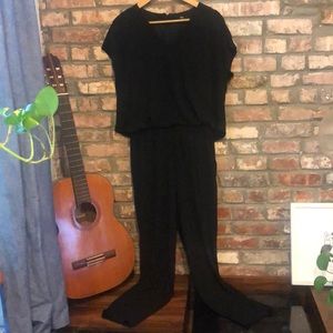 COPY - Black Uniqlo short sleeve jumpsuit
